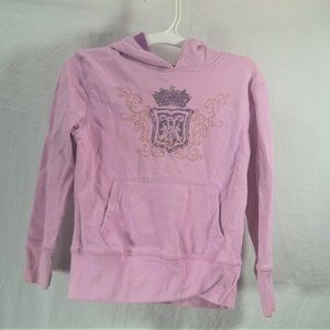 XS 4-5 Pro Spirit pink long sleeve hoodie shirt